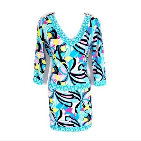 Macbeth Collection by Margaret Joseph Print Dress - Picture 1 of 6